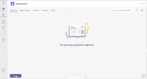 Criação de Tarefas na atualização do Microsoft Teams for Education